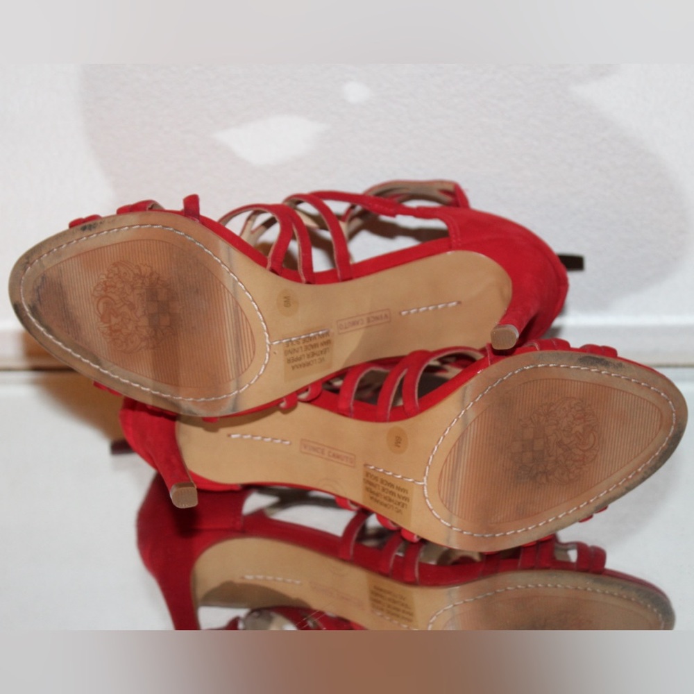 Vince Camuto Women’s 6M Lorrana Red Rose Heels - Picture 4 of 7